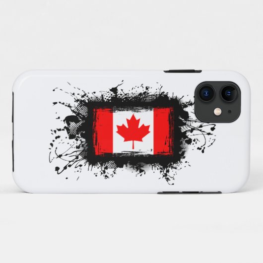 Canada Vlag iPhone 5 Hoesje (Achterkant (horizontaal))