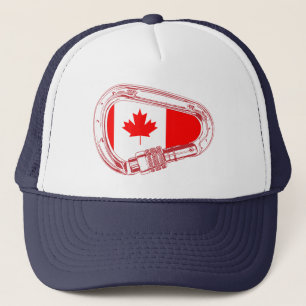 Canada Vlag Klimmen Carabiner Hoed Trucker Pet