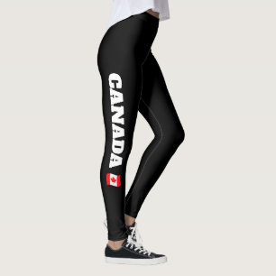 Canada Vlag Leggings, Canadese Meisjes Vrouwen Leggings