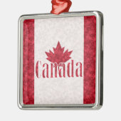 Canada, vlag metalen ornament (Links)