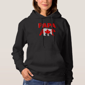 Canada Vlag Papa Beer Canadese Vader Vaderdag Hoodie