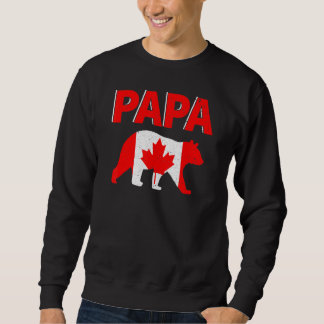Canada Vlag Papa Beer Canadese Vader Vaderdag Trui