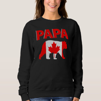 Canada Vlag Papa Beer Canadese Vader Vaderdag Trui