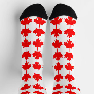 Canada vlag patroon sokken