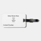 Canada vlag Personalized Travel label, Bagagelabel (Achterkant horizontaal)