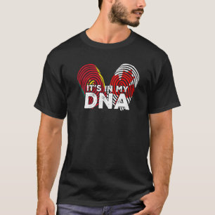Canada vlag Proud Senegal Senegalese DNA Fingerpri T-shirt