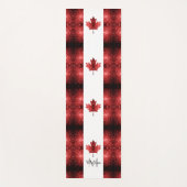 Canada vlag rode snufjes monogram yogamat (Voorkant)