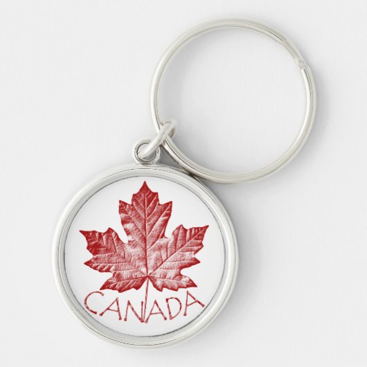 Canada Vlag Souvenir Sleutelhanger & Canada Esdoor (Voorkant)