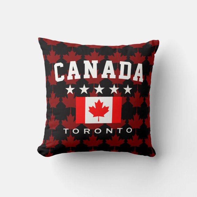 Canada Vlag Toronto Maple Leaf Kussen (Voorkant)