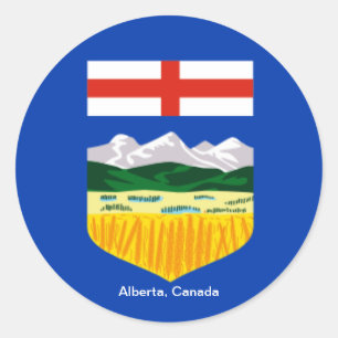 Canada: vlag van Alberta, Canadese sticker