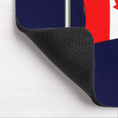 Canada: vlag van Canada mousepad Muismat (Hoek)