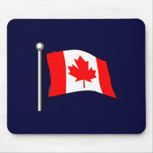 Canada: vlag van Canada mousepad Muismat
