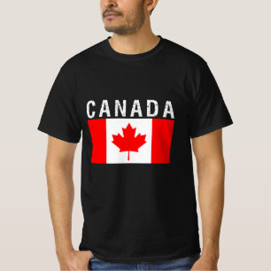 Canada, vlag van Canada T-shirt