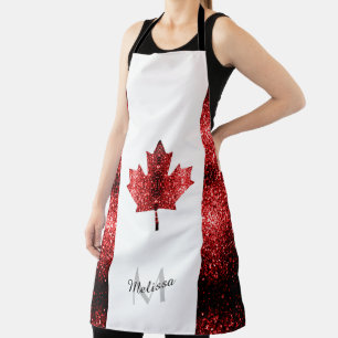Canada vlaggen rode sparren Monogram Schort