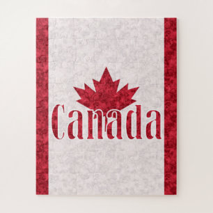Canada, vlaggendouche legpuzzel