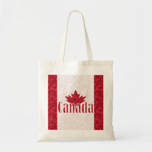 Canada, vlaggendouche tote bag