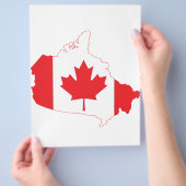 Canada-vlaggenkaart Flyer (Hand)
