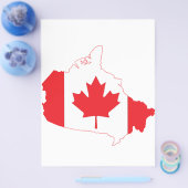 Canada-vlaggenkaart Flyer (Enkel)