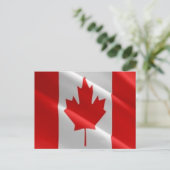 Canada - Vlaggolving - Briefkaart (Staand voorkant)