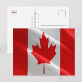 Canada - Vlaggolving - Briefkaart (Voorkant / Achterkant)