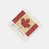 Canada Vlagpartij Napkins Servetten (Hoek)