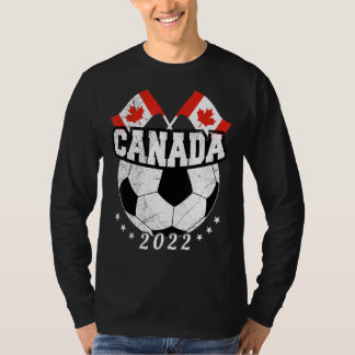 canada Voetbal canadese team mannen en vrouwen Foo T-shirt