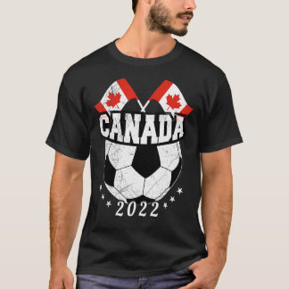 canada Voetbal canadese team mannen en vrouwen Foo T-shirt