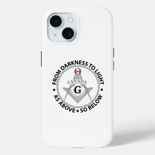 Canada vrijmetselarij teken Case-Mate iPhone case (Achterkant)
