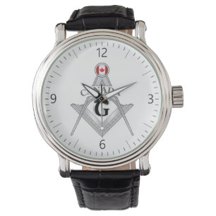 Canada vrijmetselarij teken horloge