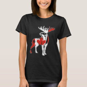 Canada VS Amerika Hockey Canadese Esdoornblad  3 T-shirt