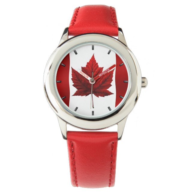 Canada Watch Canadian Flag Souvenir montre (devant)