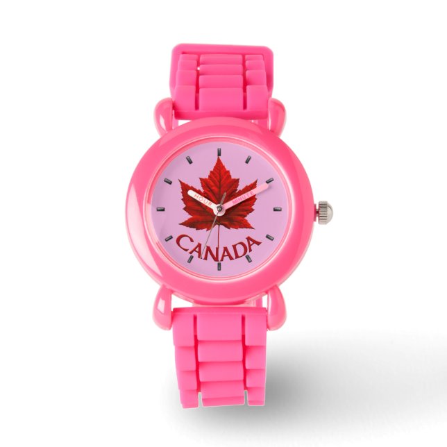 Canada Watch Cool Canada Souvenir Wrist Watch Horloge (Voorkant)