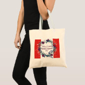 CANADA WEDDING WELCOME Destination Floral Tote Bag (Voorkant (product))