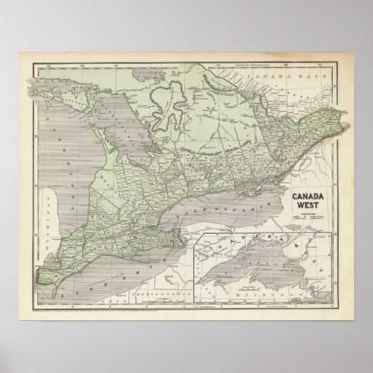 Canada West Poster (Voorkant)