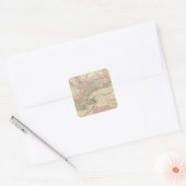 Canada West Upper Vierkante Sticker (Envelop)
