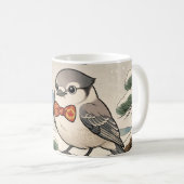    Canada Wildlife Mug – Canada Jay Nature Illust (Devant droit)