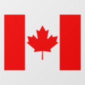 Canada Window Sign, Cling, Canadese vlag Raamsticker (Vel)