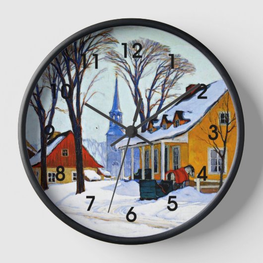 Canada, - Winter Morning, beeldende kunst, Clarenc (Voorkant)