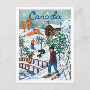 Canada Winter Wonderland Briefkaart