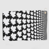 CANADA Witte esdoorn bladeren golfhanddoek (Horizontaal)
