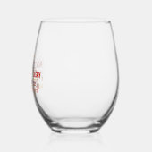 Canada Word Art Cities Wijnglas Zonder Voet (Links)