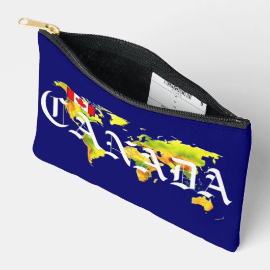 CANADA WORLD MAP ETUI (Open)