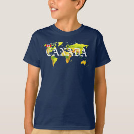 CANADA WORLD MAP T-SHIRT