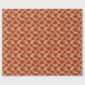 Canada Wrapping Paper Canada Maple Leaf Paper Cadeaupapier (Vlak)
