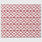 Canada Wrapping Paper Canada Maple Leaf Paper Cadeaupapier (Vlak)