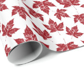 Canada Wrapping Paper Canada Maple Leaf Paper Cadeaupapier (Rol Hoek)