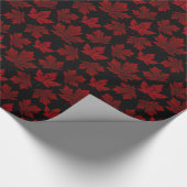 Canada Wrapping Paper Canada Maple Leaf Paper Cadeaupapier (Hoek)