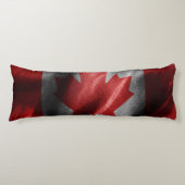 Canada zijden vlag lichaamskussen (Voorkant)