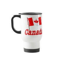 Canada zwaaiende vlag