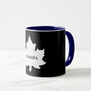 CANADA ZWART WIT ESDOORNBLAD MOK